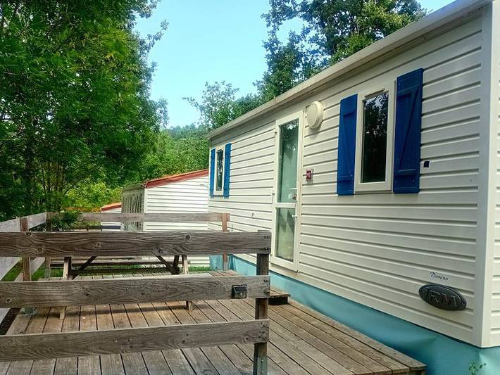 Camping La Bernede  - Mobilheim 5 personen - Medium in Rennes-les-Bains, Regionaler Naturpark Corbières-Fenouillèdes