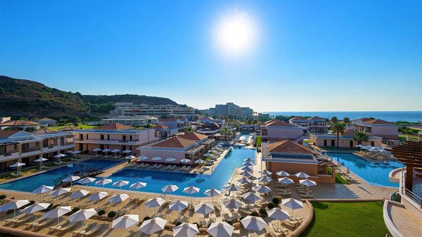Bungalow für 3 Personen, mit Balkon und Whirlpool sowie Terrasse und Garten auf Rhodos