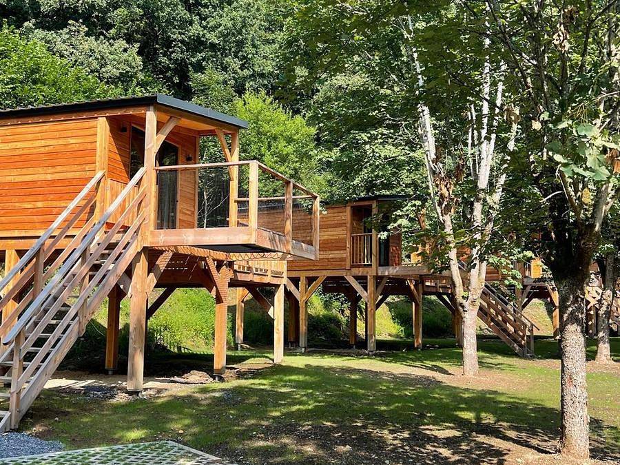 Camping Le Hameau de l'Ourthe - Unterkunft 2 personen - Baumhaus 2 Personen in Houffalize, Bastogne