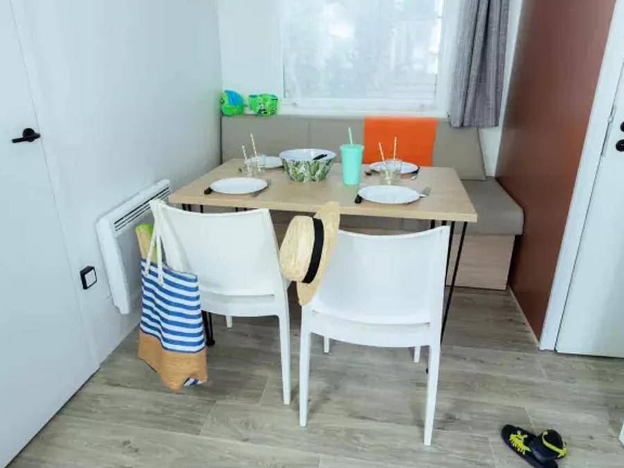Camping Bela Basque - Mobilhome 5 personnes - Mobil-Home Confort 3 Pièces 5 Personnes + Tv in Anglet, Région de Bayonne