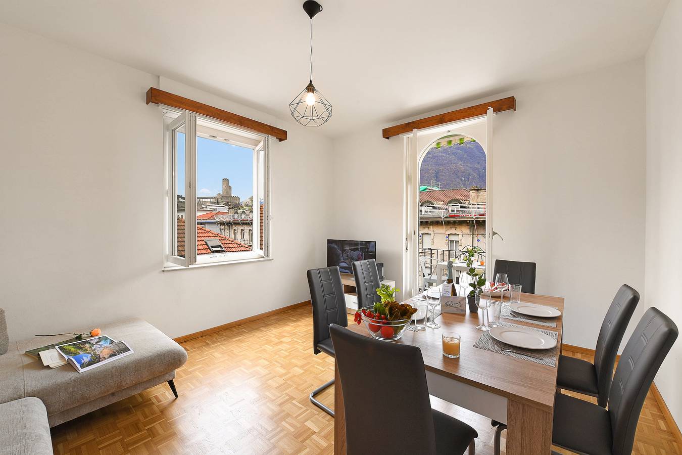 Ganze Wohnung, Castle View Bellinzona with Balcony in Bellinzona, Lepontinische Alpen