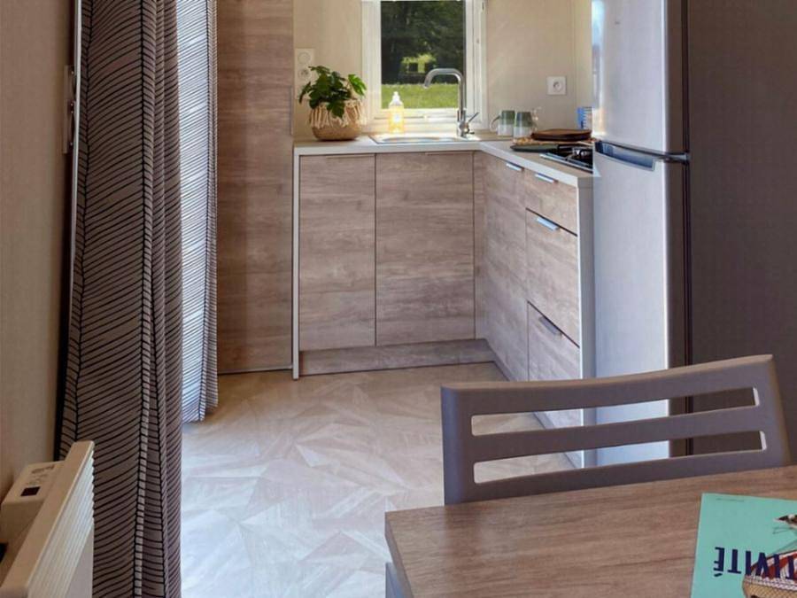 Camping Ker Yaoulet - Stacaravan 4 personen - Stacaravan Cocoon 4 personen 1 kamer 20m² - stacaravan in Ambon, Côte des Mégalithes