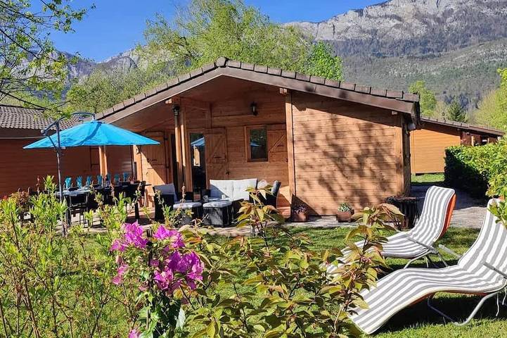Chalet pour 5 personnes, avec jardin et balcon, animaux acceptés
