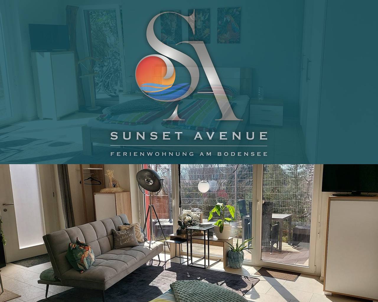 Entire studio, Studio Apartment 'Sunset Avenue' with Private Terrace, Garden, and Wi-Fi in Radolfzell, Radolfzell am Bodensee