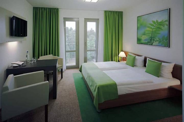 Einzelzimmer, Dusche oder Bad, Wc - Akademiehotel in Klotzsche, Dresden