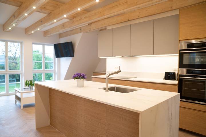 Ferienwohnung für 6 Personen, mit Garten und Sauna in Scheggerott