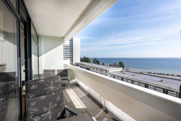 Ferienwohnung für 4 Personen, mit Meerblick und Balkon in Hansa-Park