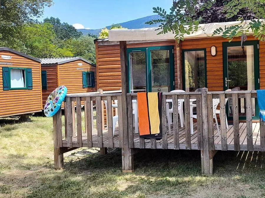 Camping Tikayan La Célestine - Mobilhome 4 personnes - Idaho Standard 3 Pièces 4 Personnes Climatisé in Alpes-de-Haute-Provence