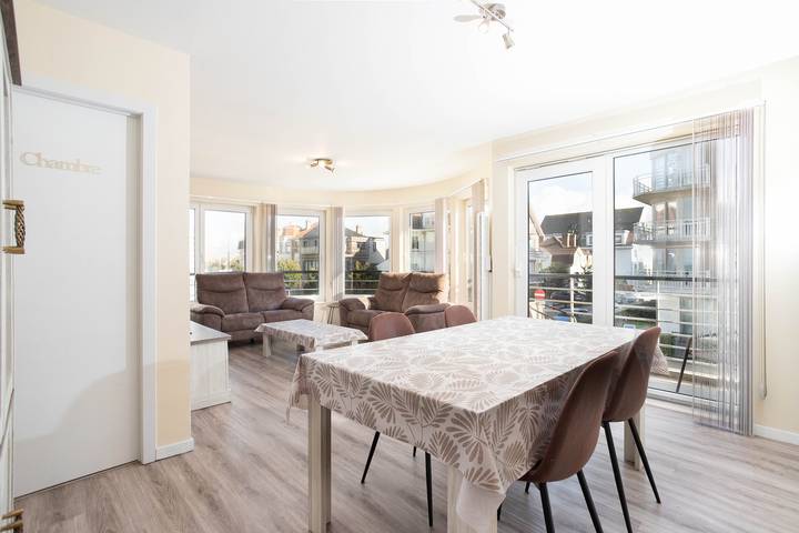 Vakantieappartement voor 4 personen, met Balkon/Terras en Balkon in De Panne
