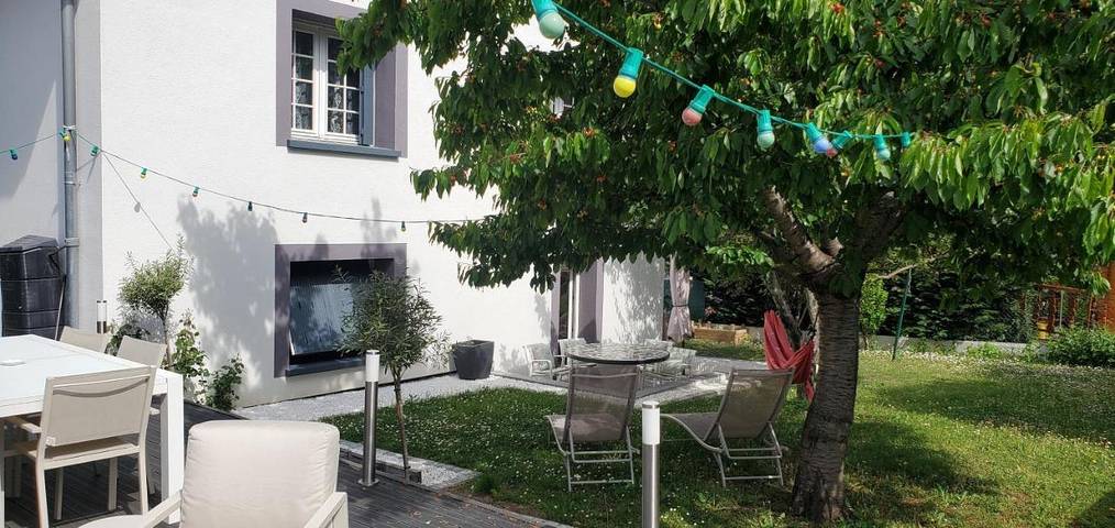 Appartement de vacances pour 2 personnes, avec Balcon et Terrasse ainsi que Jardin et Vue