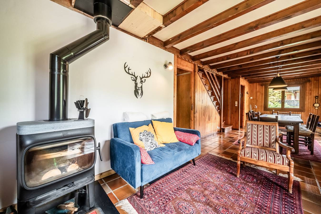 Chalet 'Chez Juju' mit Bergblick, privater Terrasse und Wi-Fi in Abondance, Les Portes du Soleil