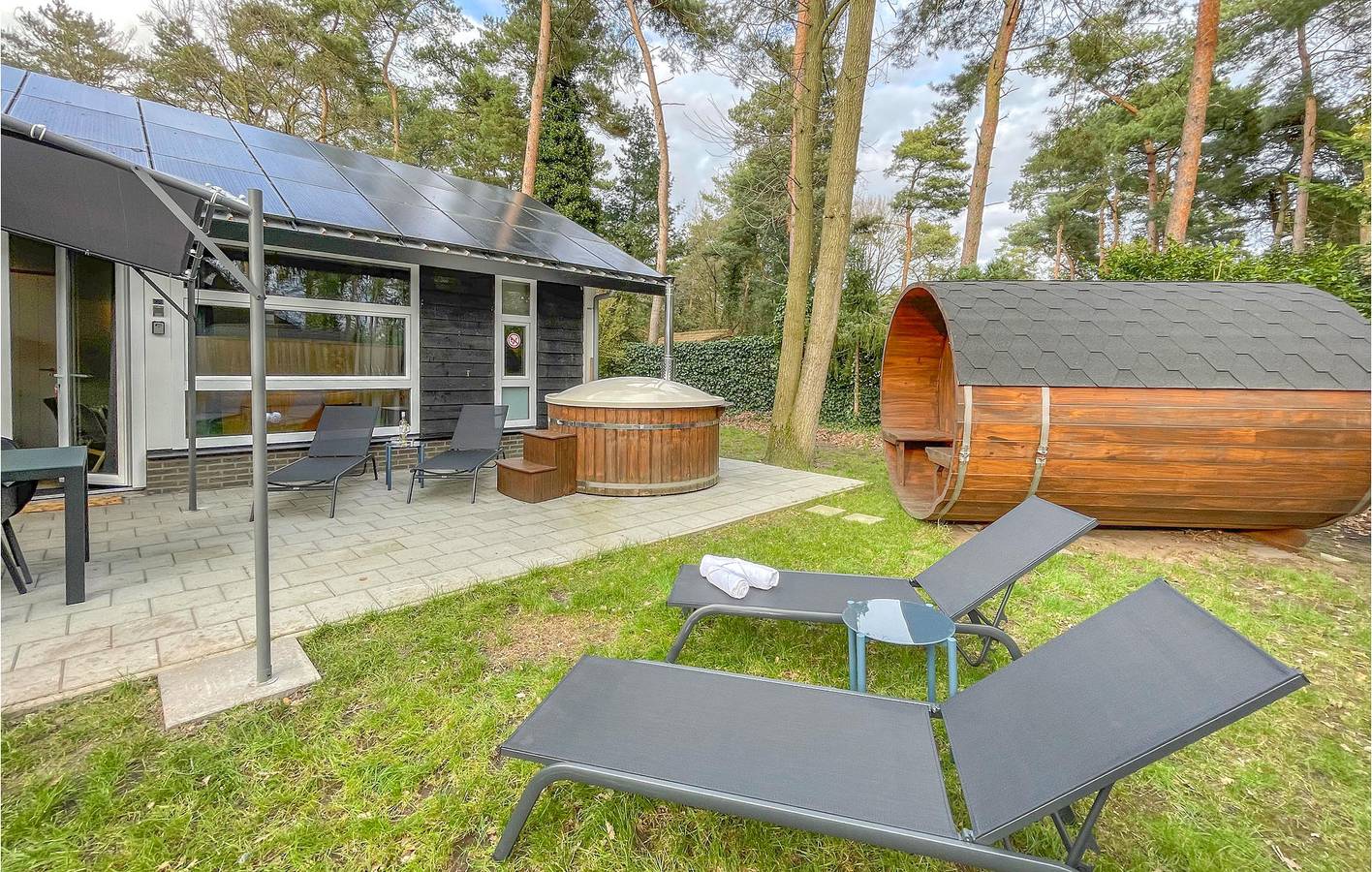 Vakantiehuis voor 6 personen met terras in Nationaal Park De Groote Peel