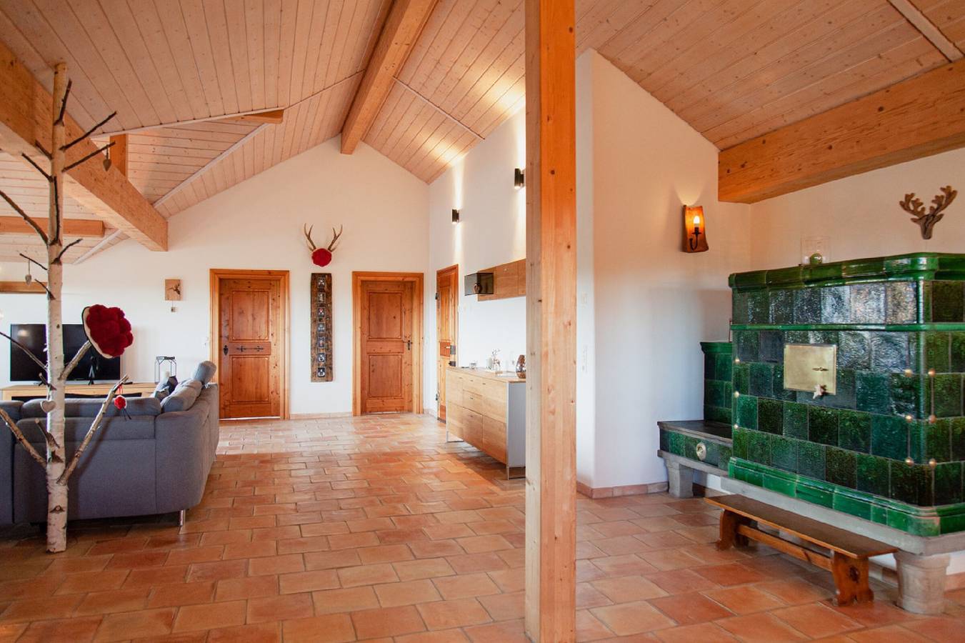 Ganze Wohnung, Ferienwohnung 'Hirsch-Lounge' mit Bergblick, Balkon und Wi-Fi in Höchenschwand, Südschwarzwald