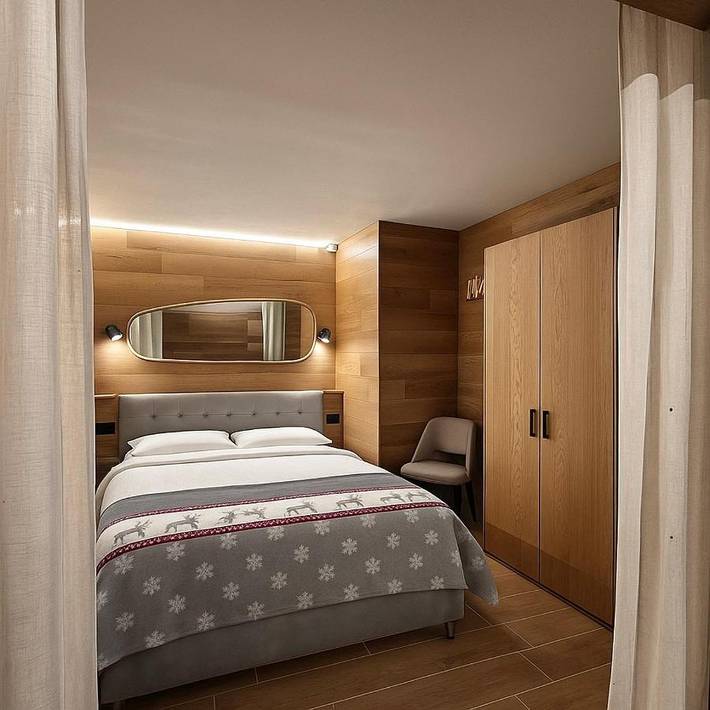 Baita per 4 persone, con panorama e giardino a Madonna di Campiglio