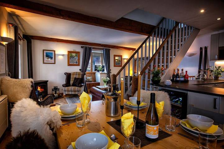 Chalet pour 12 personnes, avec jacuzzi et terrasse à Villaroger