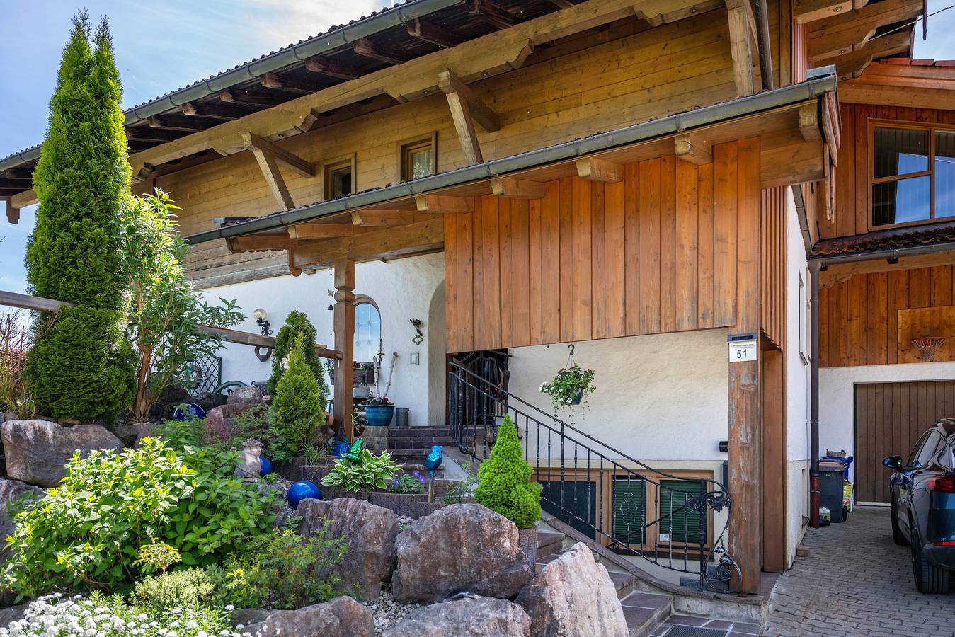 Ganze Wohnung, Ferienwohnung 'Steinbacher' mit Bergblick, Balkon und Wlan in Inzell, Bayerische Alpen