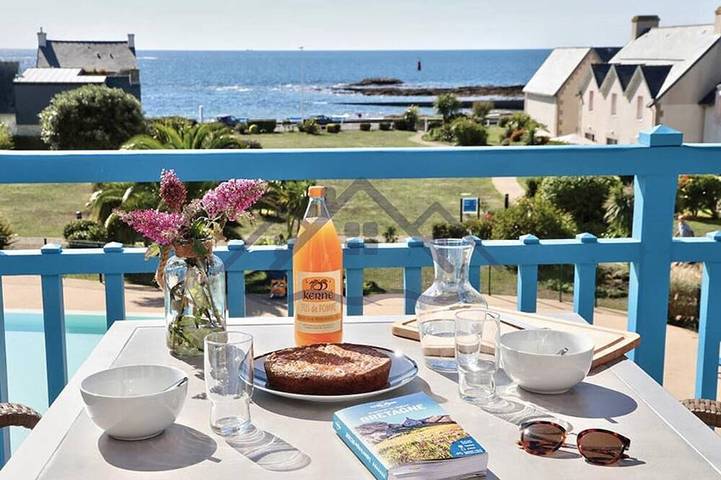 Location de vacances pour 4 personnes, avec jardin et balcon à Guilvinec