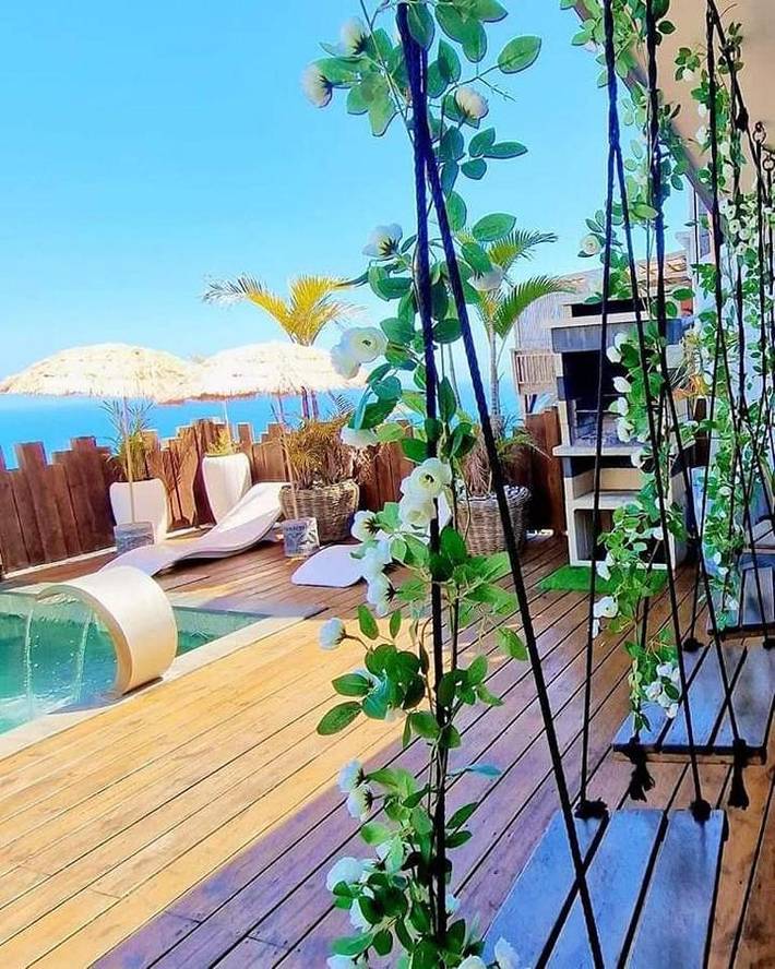 Location de vacances pour 11 personnes, avec piscine ainsi que terrasse et vue, animaux acceptés à Petite-Île - 3