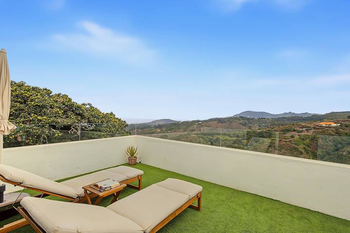 Hel studio-lejlighed, Penthouse with a view in Santa María de Guía de Gran Canaria, Nordlige Gran Canarien