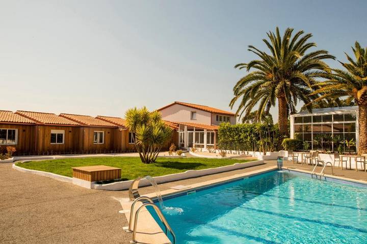 Location de vacances pour 2 personnes, avec jardin ainsi que vue et piscine, animaux acceptés à Oleiros (Espanha) - 4