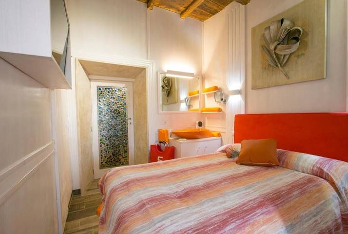 Gîte pour 6 personnes, avec terrasse et sauna ainsi que vue et piscine, animaux acceptés à Vignanello - 4