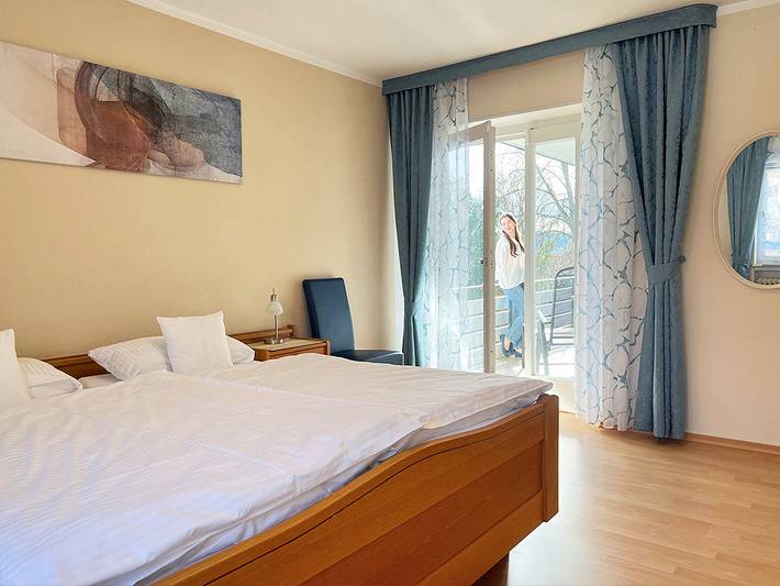 Ferienwohnung für 2 Personen, mit Balkon und Balkon/Terrasse sowie Terrasse und Garten in Bad Birnbach - 4