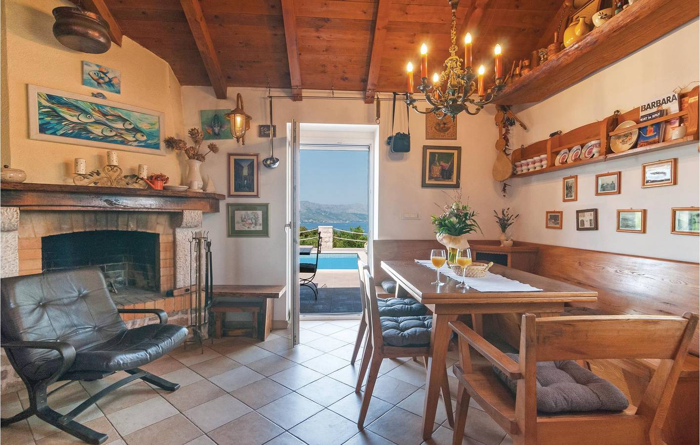 Ferienhaus für 6 Personen mit Terrasse in Postira, Brac