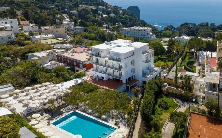 Hotel dla 2 osób, z ogród i basen, zwierzęta dozwolone w Capri