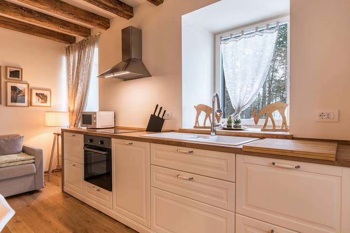 Entire apartment, Apartment “Wellness Lodge Edoardo” with Lake and Mountain View, Whirlpool & Sauna in Santa Giuliana, Levico Terme