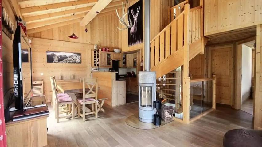 Hütte für 15 Personen, mit Terrasse und Garten in Saint-Jean-d'Aulps