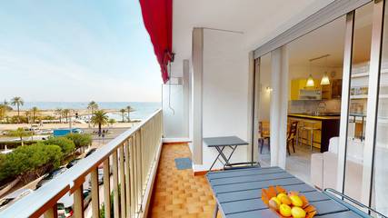 Cottage pour 4 personnes, avec balcon/terrasse ainsi que balcon et vue sur l’océan dans Plage des Sablettes Est