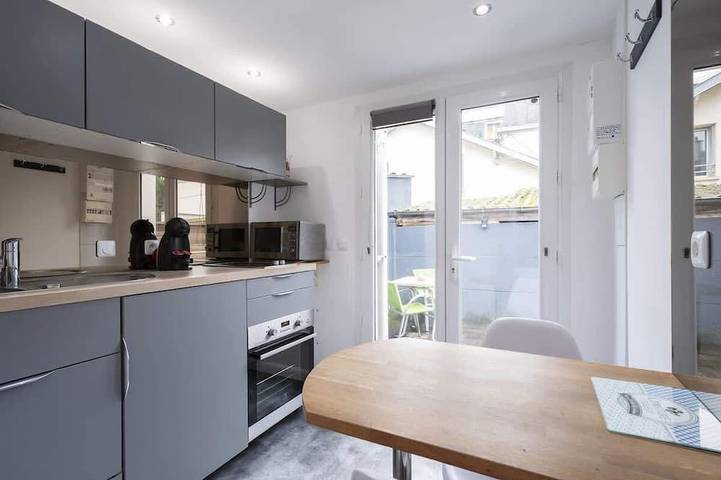 Chalet pour 2 personnes, avec Balcon et Jardin