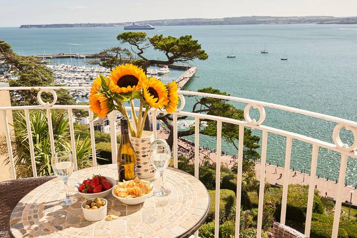 Entire apartment, The Maidencombe Studio - Cosy, terrace, sea views in Torquay, Torbay