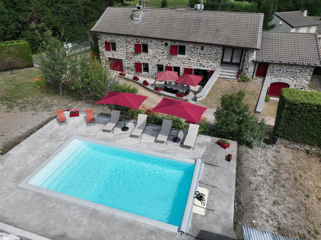 Gîte de Genebret in Bessamorel, Massif central