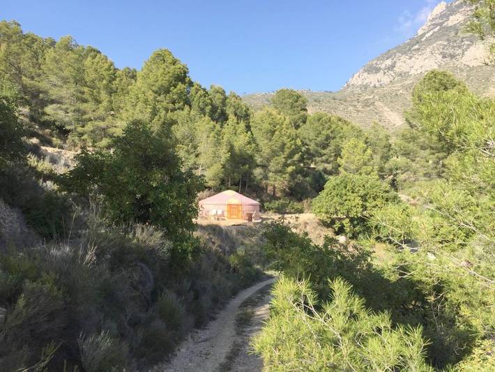 Tente pour 3 personnes, avec vue ainsi que terrasse et jardin sur la Costa Blanca - 3