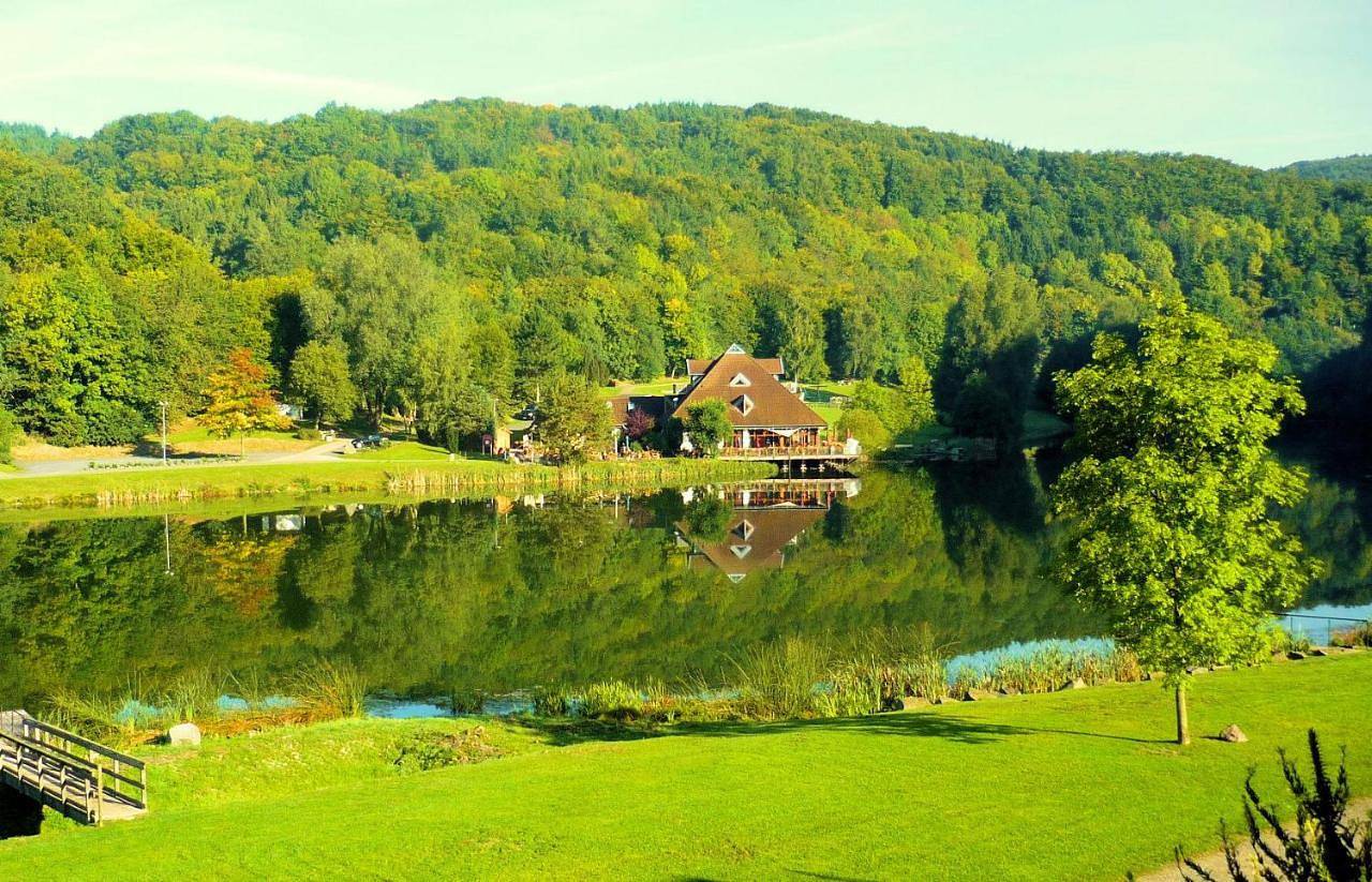 Ganze Wohnung, Chalet am Waldsee direkt am Badesee Rieden mit Seeblick für bis zu 14 Personen Traumferienhaeuser-Eifel in Rieden (Eifel), Osteifel
