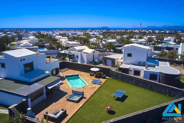 Villa für 6 Personen, mit Garten und Pool sowie Terrasse auf Lanzarote - 2
