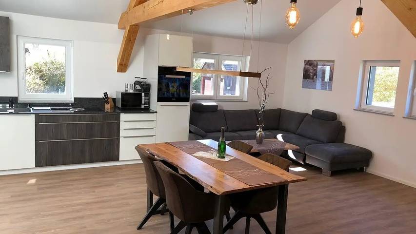 Ferienwohnung für 4 Personen, mit Sauna und Terrasse in Buchenberg