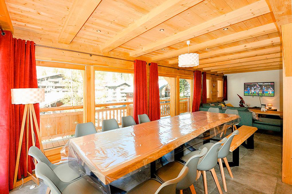 Maison de vacances pour 20 personnes avec balcon in Chatel, Les Portes du Soleil