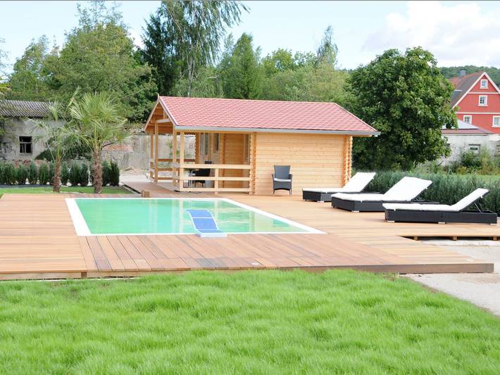 Bungalow für 4 Personen, mit Pool und Garten in Bayern - 3