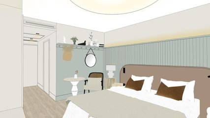 Hôtel pour 3 personnes, avec jardin et jacuzzi ainsi que piscine et sauna, animaux acceptés dans Saint-Énogat