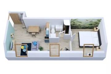 Appartement De Vacances pour 4 Personnes dans Saint-Nazaire, Région de Saint-Nazaire, Photo 1