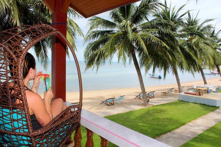 Station pour 2 personnes, avec jardin ainsi que vue et piscine dans Koh Phangan - 4