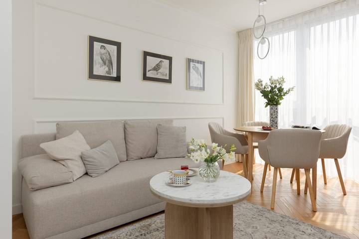 Ferienwohnung für 4 Personen, mit Garten in Warschau