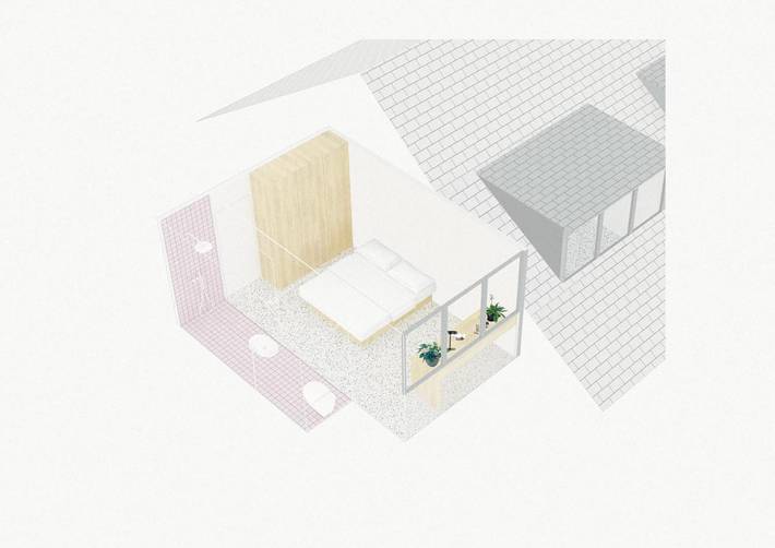 Hôtel pour 2 personnes, avec jardin ainsi que vue et terrasse dans Plage Castoul Le Palais