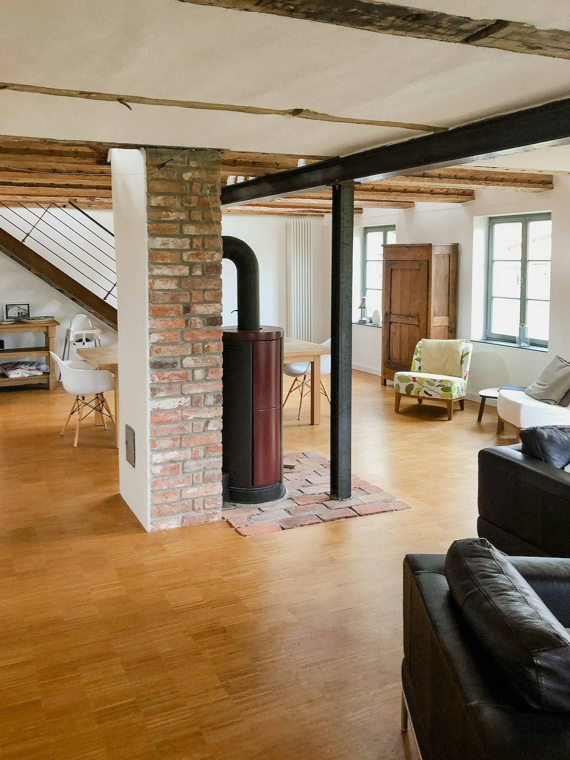 Moderne im Bauernhaus mit Boddenblick in Ummanz, Rügen