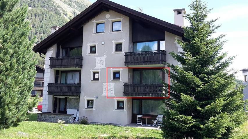 Ferienwohnung für 5 Personen, mit Balkon und Garten in Bever