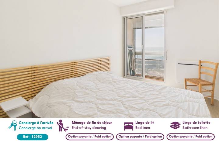 Appartement entier, Vue imprenable sur l'océan, séjour à 2 in Saint-Gilles-Croix-de-Vie, Vallée de la Loire