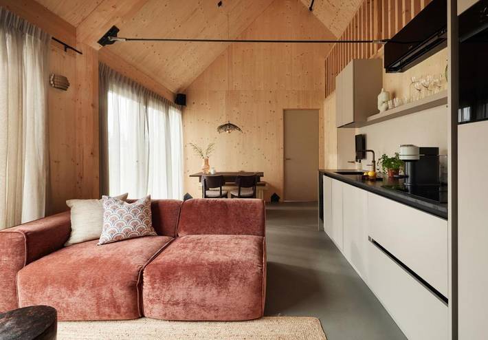 Vakantiepark voor 6 personen, with Terras and Tuin as well as Zwembad and Sauna in de Achterhoek
