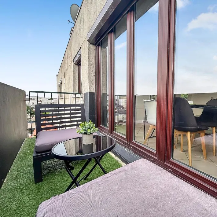Ferienwohnung für 2 Personen, mit Ausblick und Balkon - 1
